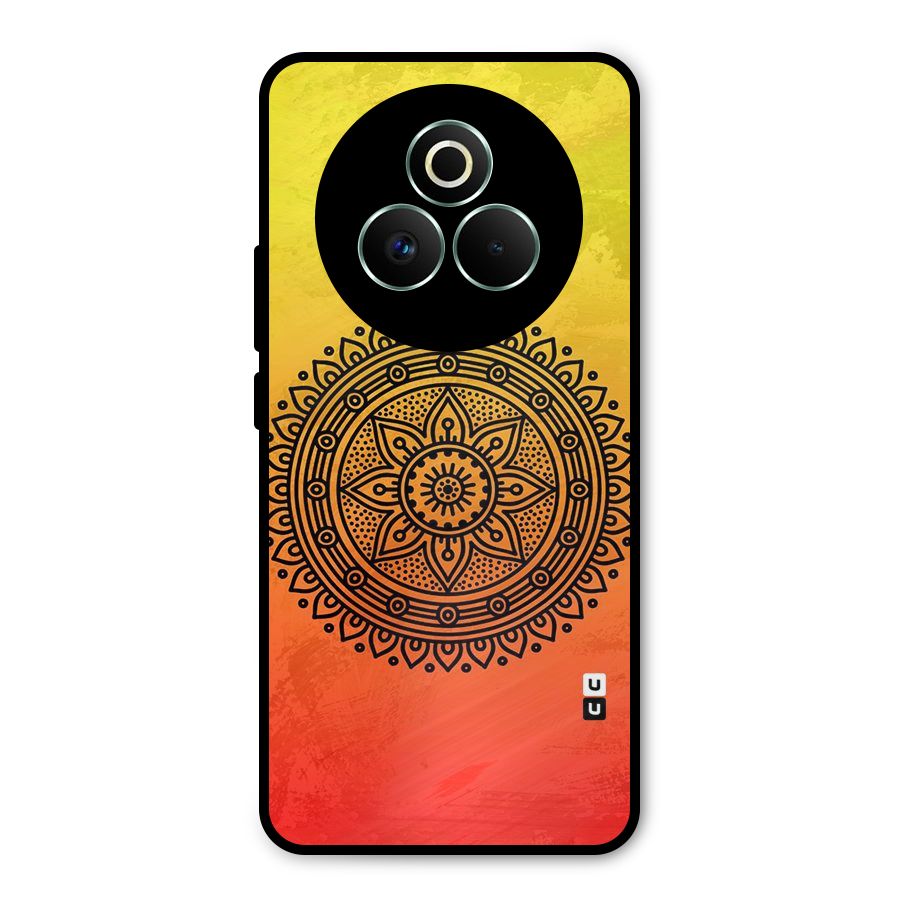 Beautiful Circle Art Metal Back Case for Realme P3 Pro