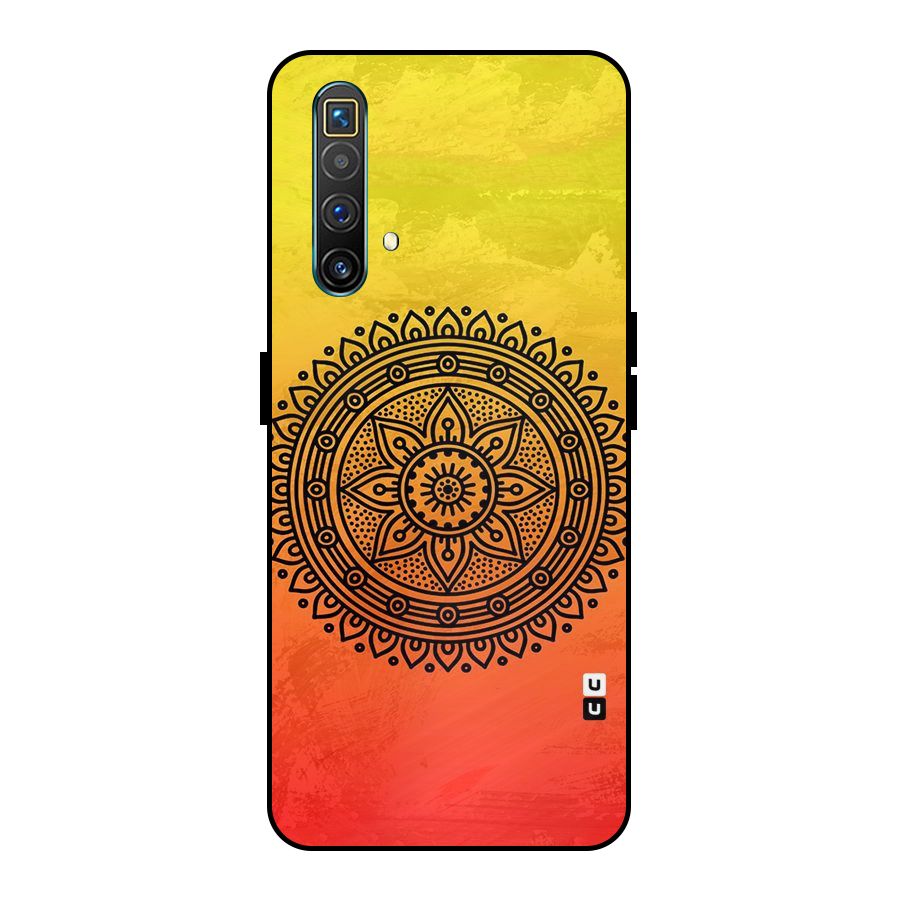 Beautiful Circle Art Metal Back Case for Realme X3 SuperZoom