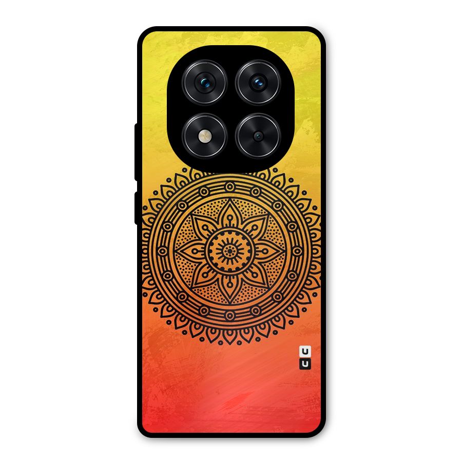 Beautiful Circle Art Metal Back Case for Redmi Note 14 Pro 5G