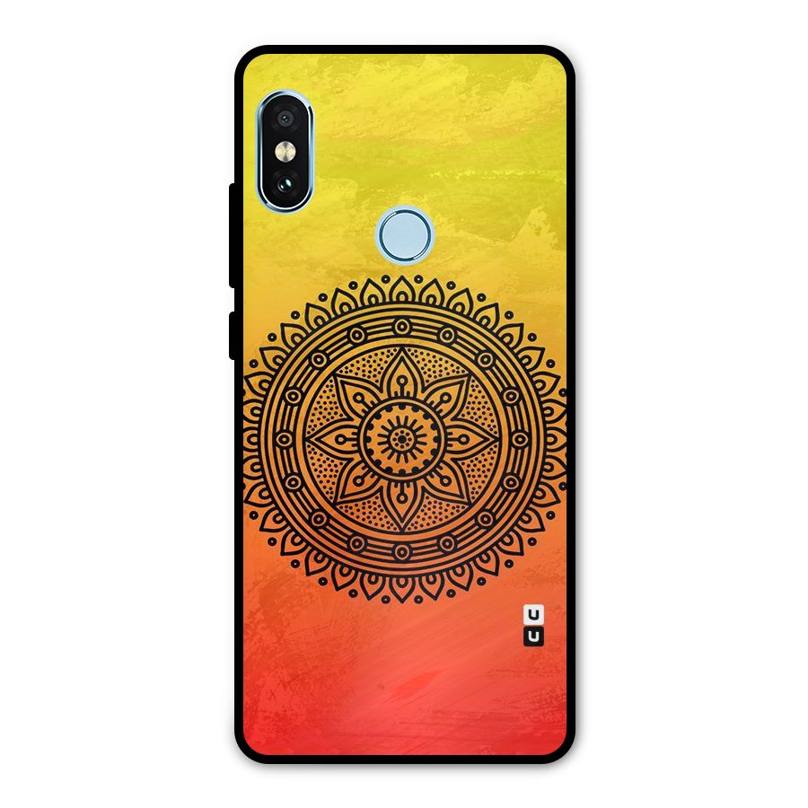 Beautiful Circle Art Metal Back Case for Redmi Note 5 Pro