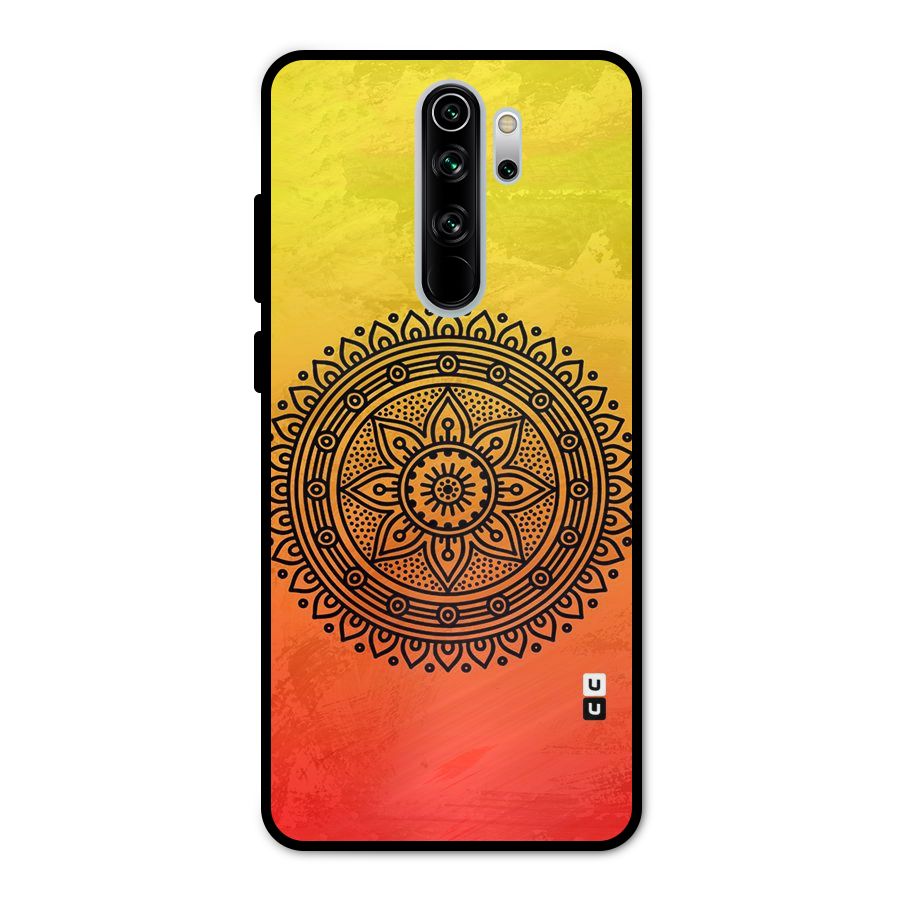 Beautiful Circle Art Metal Back Case for Redmi Note 8 Pro