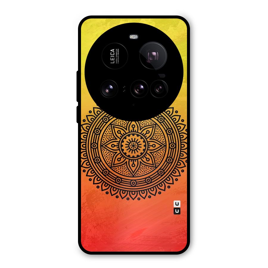 Beautiful Circle Art Metal Back Case for Xiaomi 15 Ultra