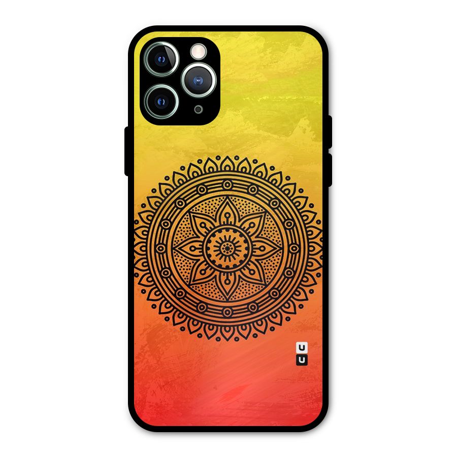 Beautiful Circle Art Metal Back Case for iPhone 11 Pro Max