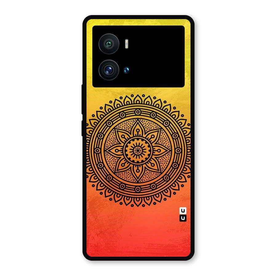 Beautiful Circle Art Metal Back Case for iQOO 9 Pro