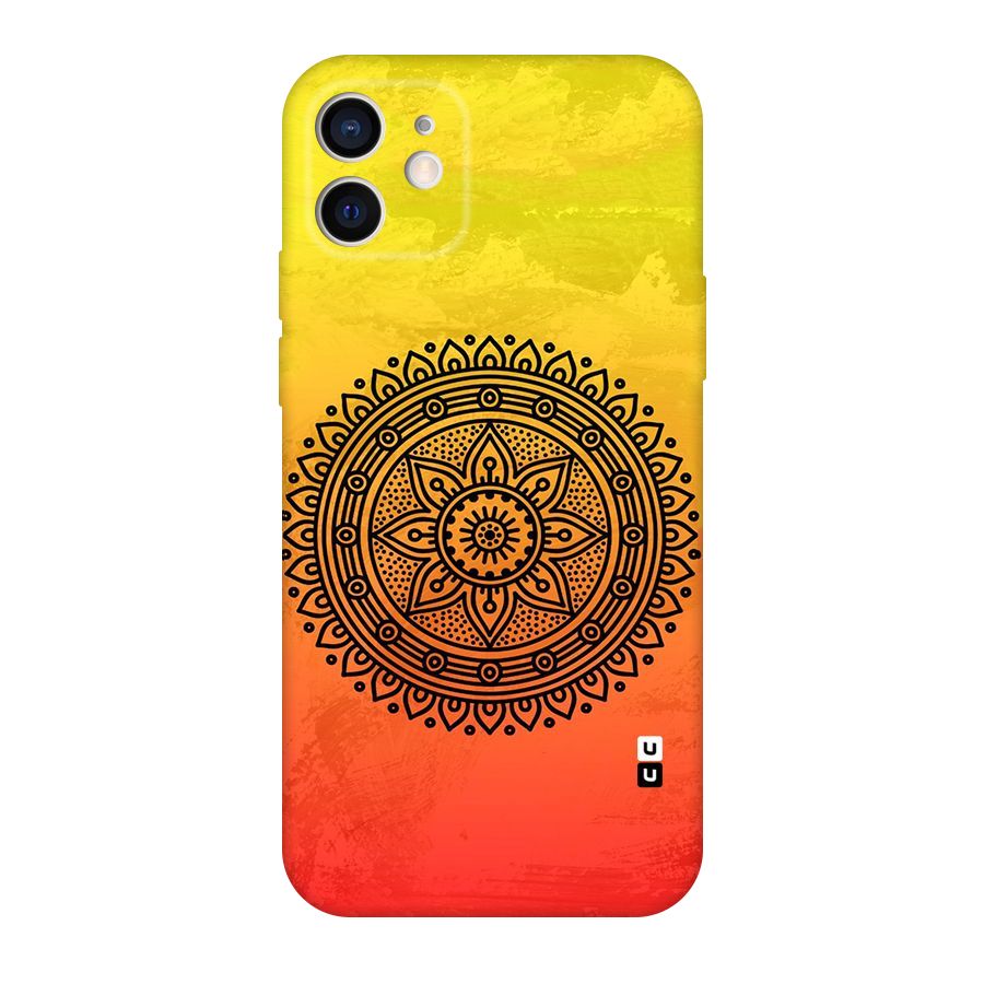 Beautiful Circle Art Original Polycarbonate Back Case for iPhone 12