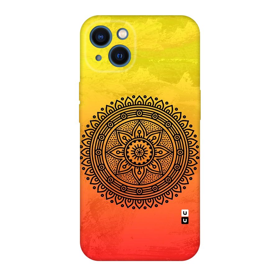 Beautiful Circle Art Original Polycarbonate Back Case for iPhone 13