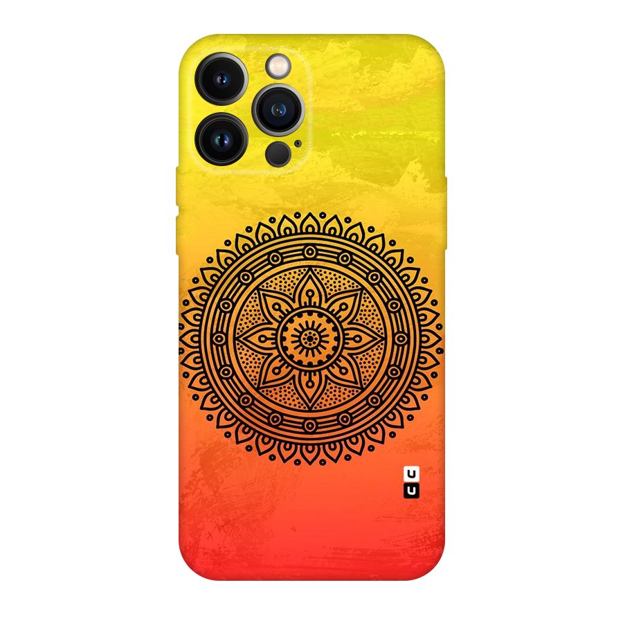 Beautiful Circle Art Original Polycarbonate Back Case for iPhone 13 Pro Max