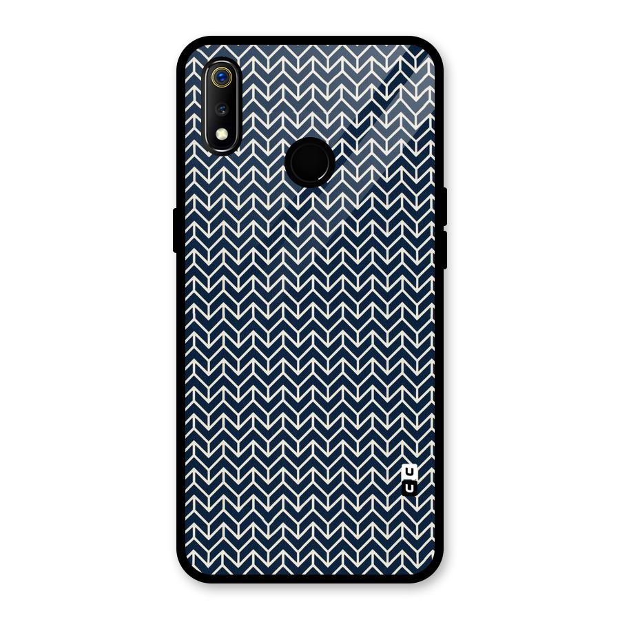 Beautiful Design Glass Back Case for Realme 3