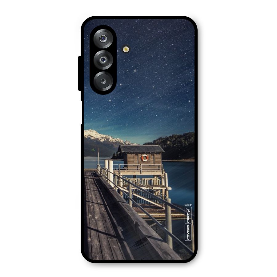 Beautiful Dock Hut Metal Back Case for Galaxy A26