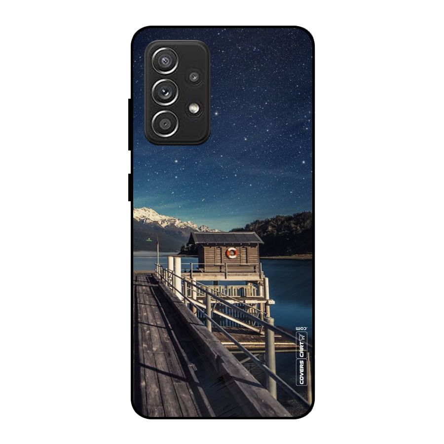 Beautiful Dock Hut Metal Back Case for Galaxy A52s 5G