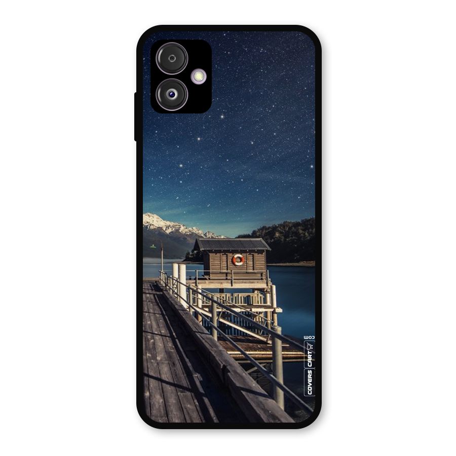 Beautiful Dock Hut Metal Back Case for Galaxy F14