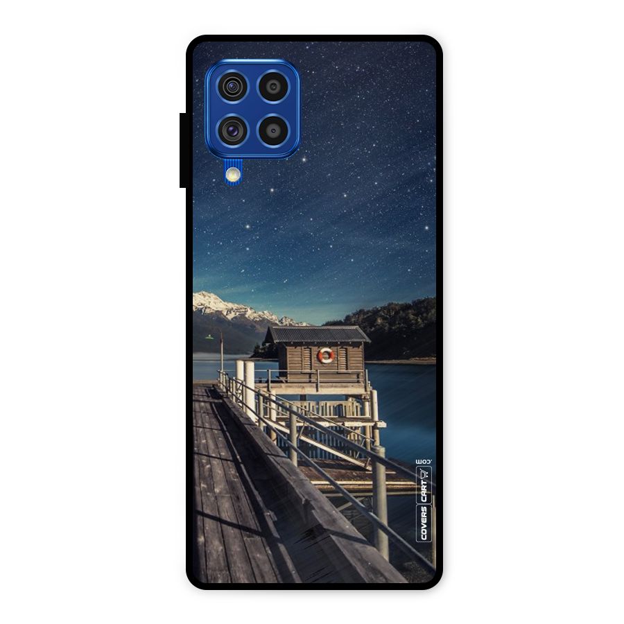 Beautiful Dock Hut Metal Back Case for Galaxy F62