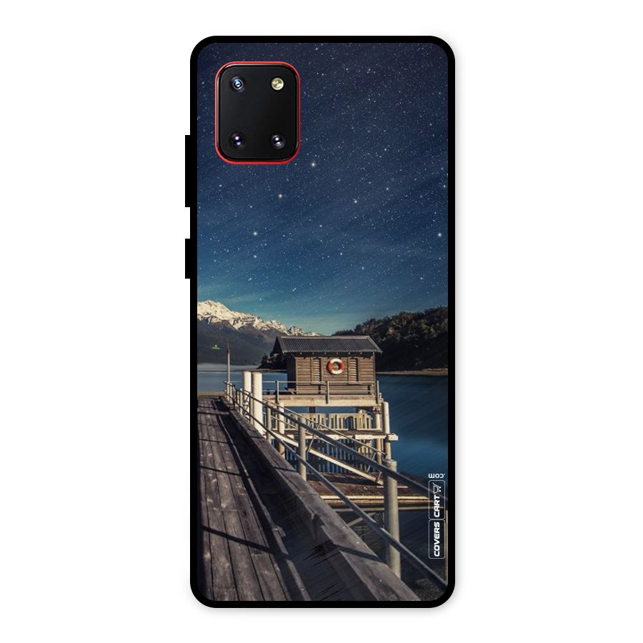Beautiful Dock Hut Metal Back Case for Galaxy Note 10 Lite