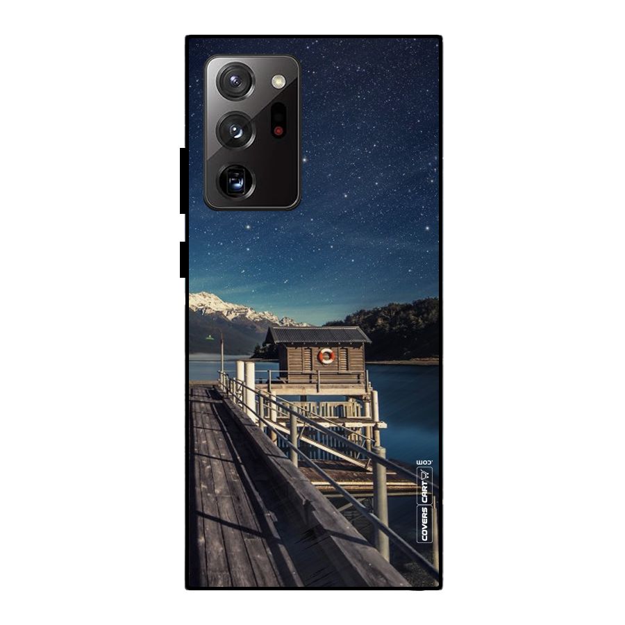 Beautiful Dock Hut Metal Back Case for Galaxy Note 20 Ultra