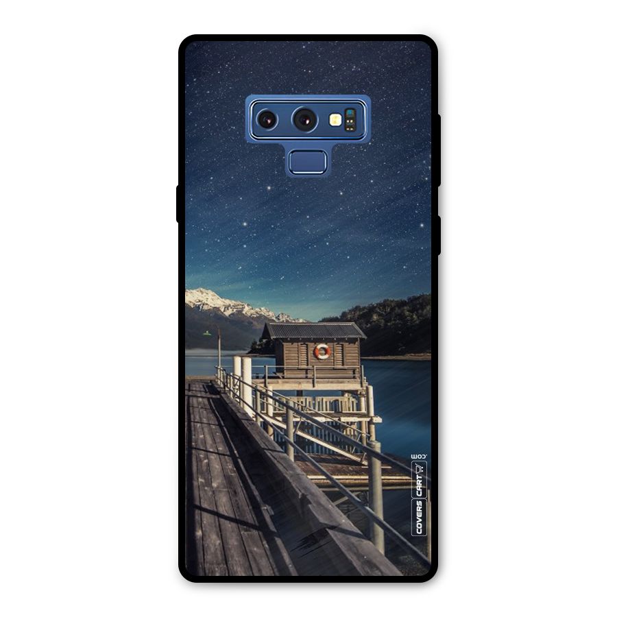 Beautiful Dock Hut Metal Back Case for Galaxy Note 9