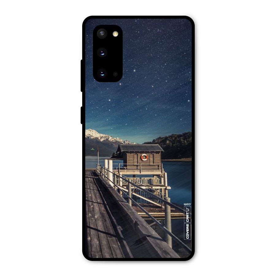 Beautiful Dock Hut Metal Back Case for Galaxy S20
