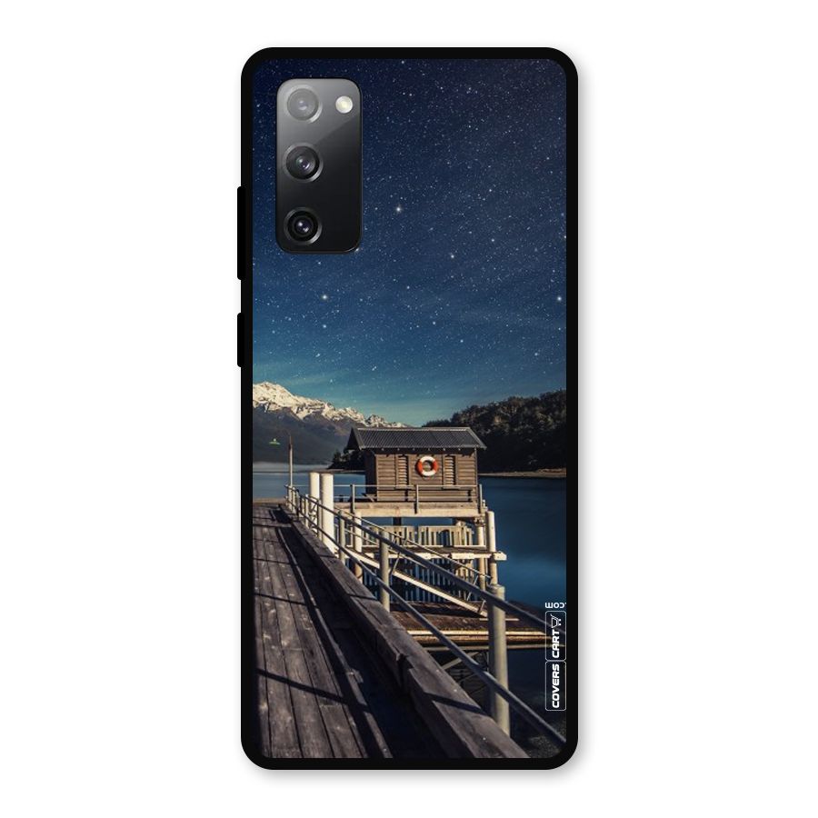 Beautiful Dock Hut Metal Back Case for Galaxy S20 FE