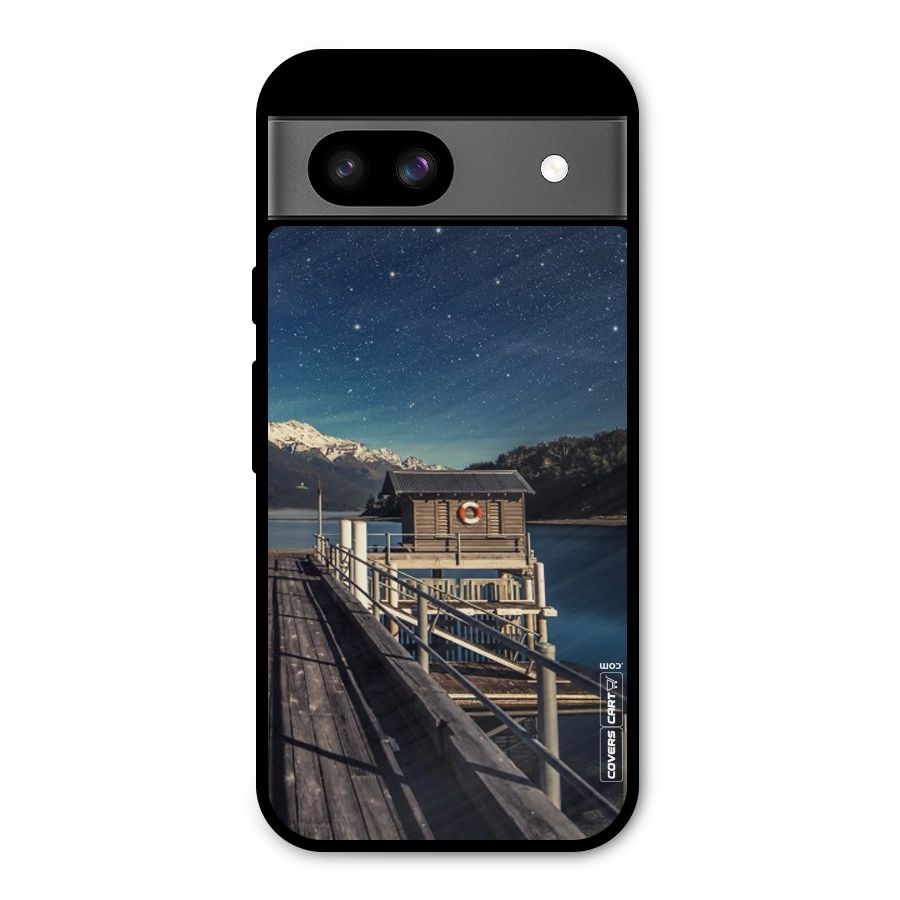 Beautiful Dock Hut Metal Back Case for Google Pixel 8a