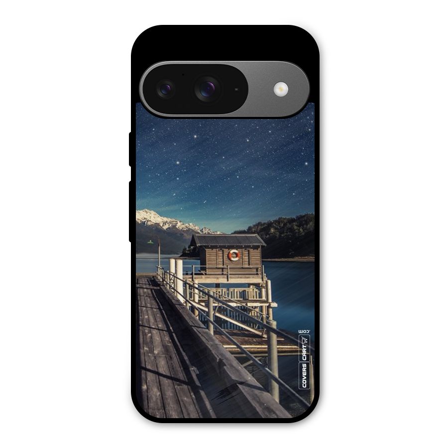 Beautiful Dock Hut Metal Back Case for Google Pixel 9