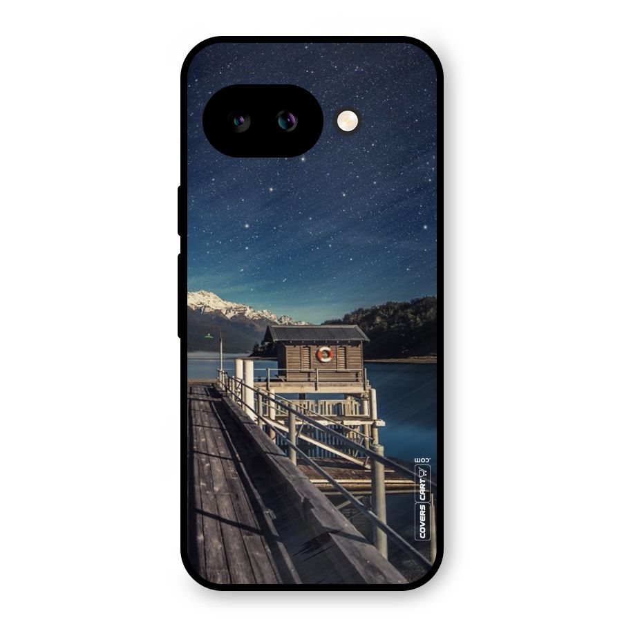 Beautiful Dock Hut Metal Back Case for Google Pixel 9a