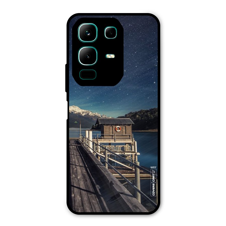 Beautiful Dock Hut Metal Back Case for Infinix Note 50x