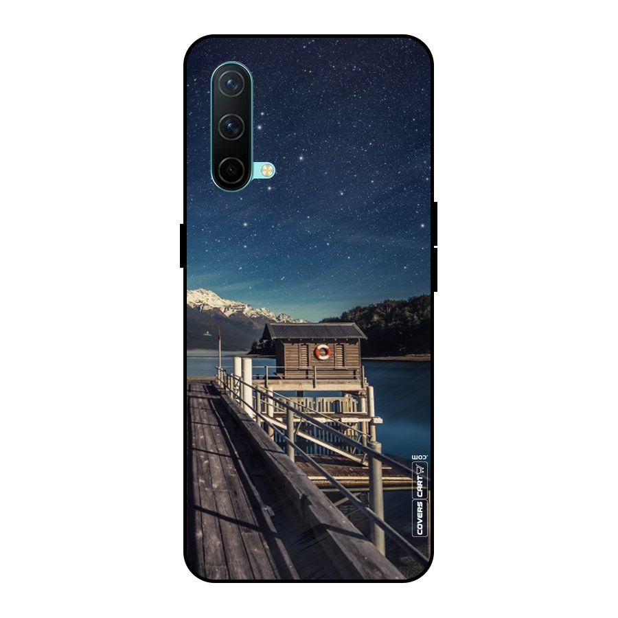 Beautiful Dock Hut Metal Back Case for OnePlus Nord CE 5G