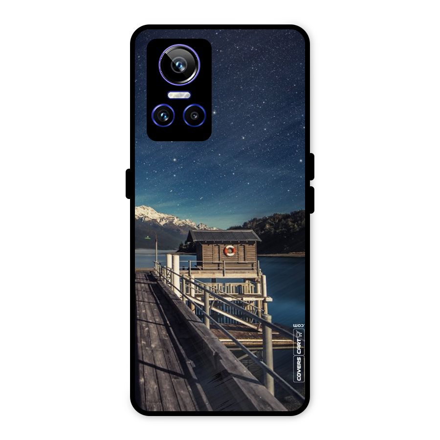 Beautiful Dock Hut Metal Back Case for Realme GT Neo 3