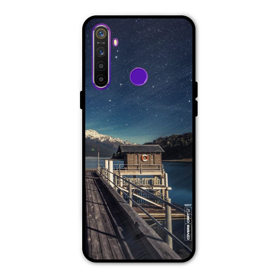 Beautiful Dock Hut Metal Back Case for Realme Narzo 10