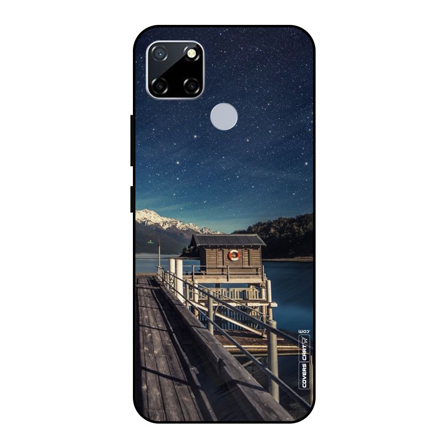 Beautiful Dock Hut Metal Back Case for Realme Narzo 20