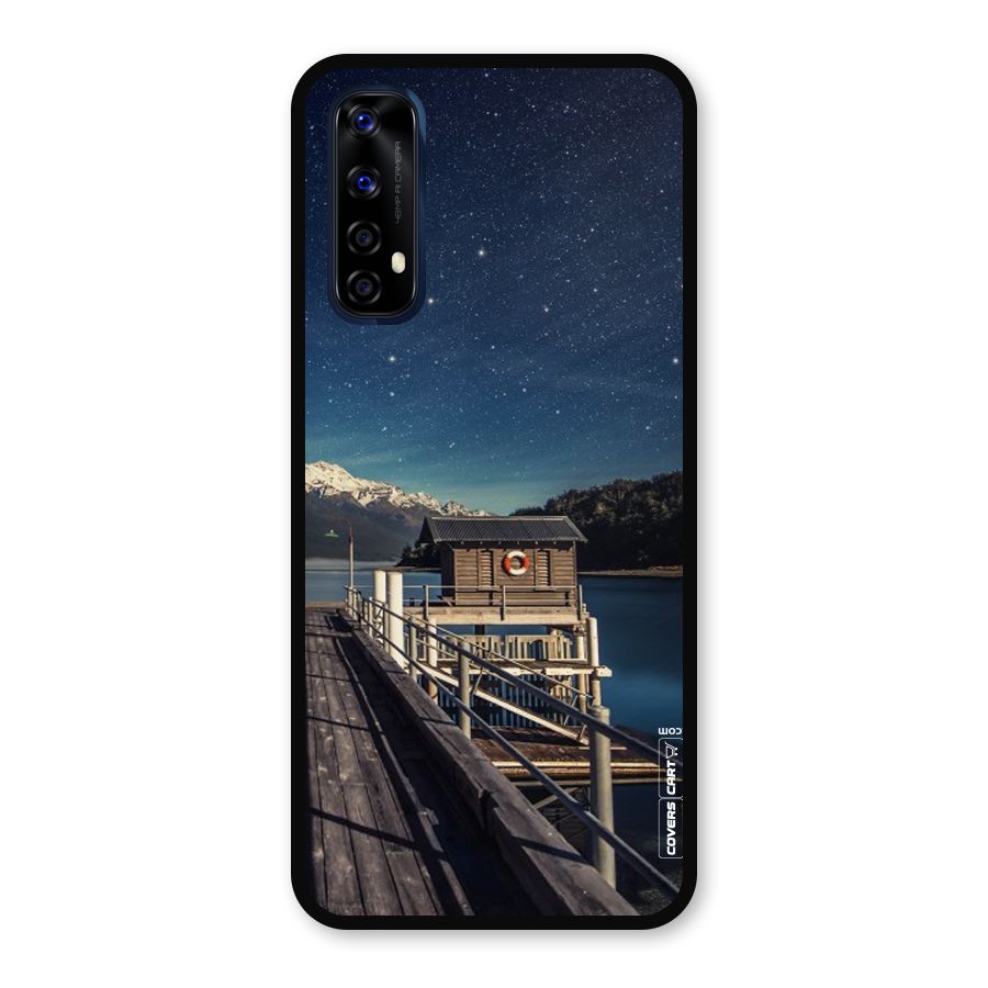 Beautiful Dock Hut Metal Back Case for Realme Narzo 20 Pro