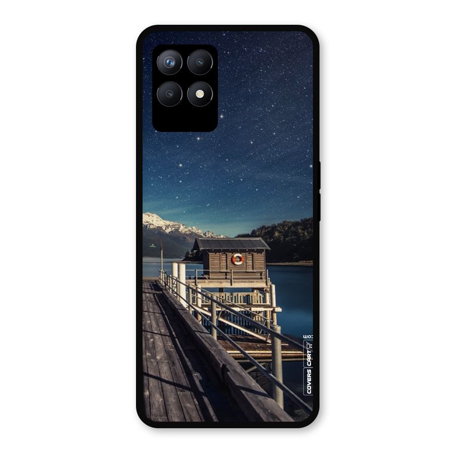 Beautiful Dock Hut Metal Back Case for Realme Narzo 50