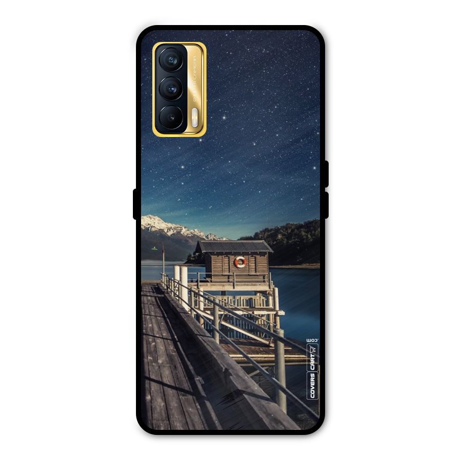 Beautiful Dock Hut Metal Back Case for Realme X7