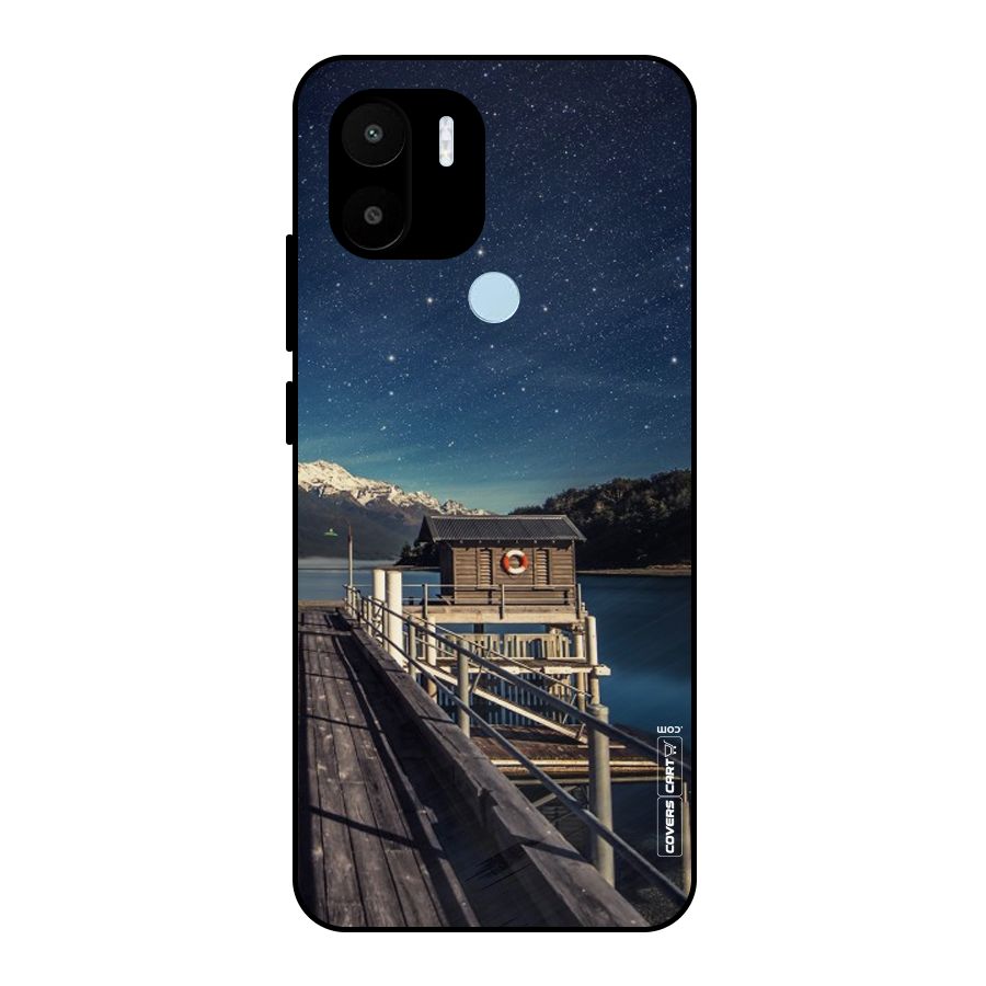 Beautiful Dock Hut Metal Back Case for Redmi A1+