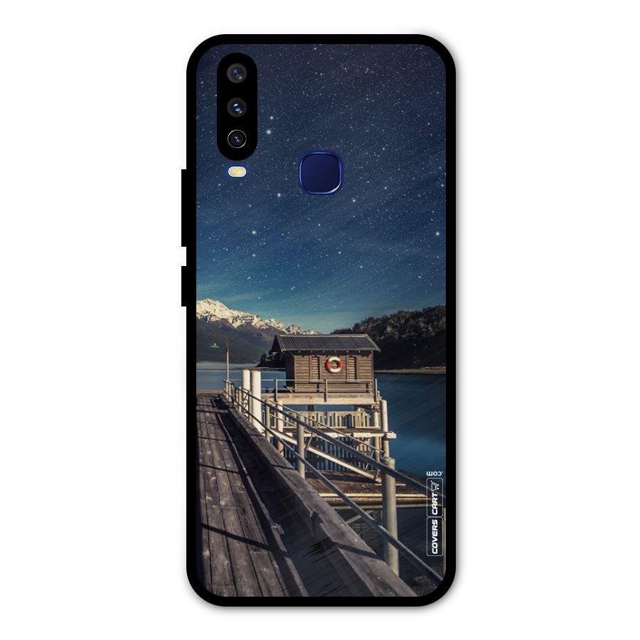 Beautiful Dock Hut Metal Back Case for Vivo V17