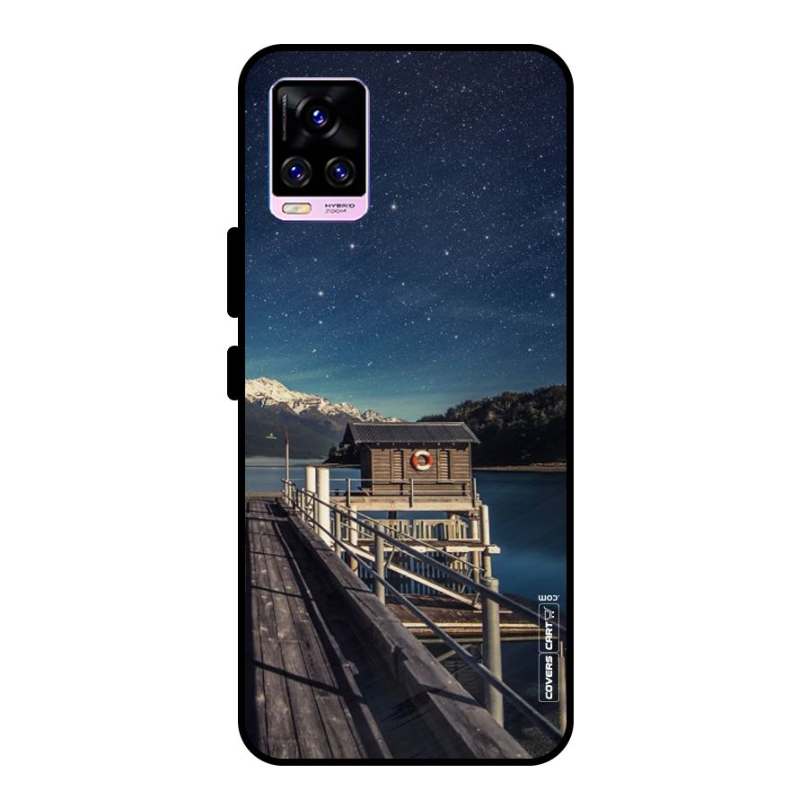 Beautiful Dock Hut Metal Back Case for Vivo V20 Pro