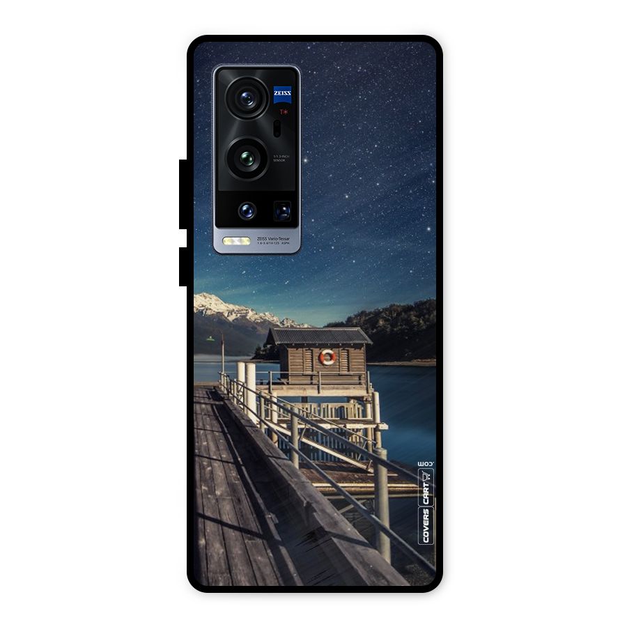 Beautiful Dock Hut Metal Back Case for Vivo X60 Pro Plus