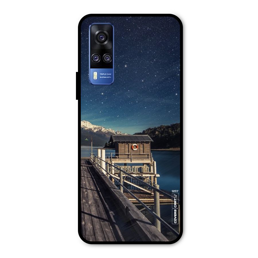 Beautiful Dock Hut Metal Back Case for Vivo Y51A