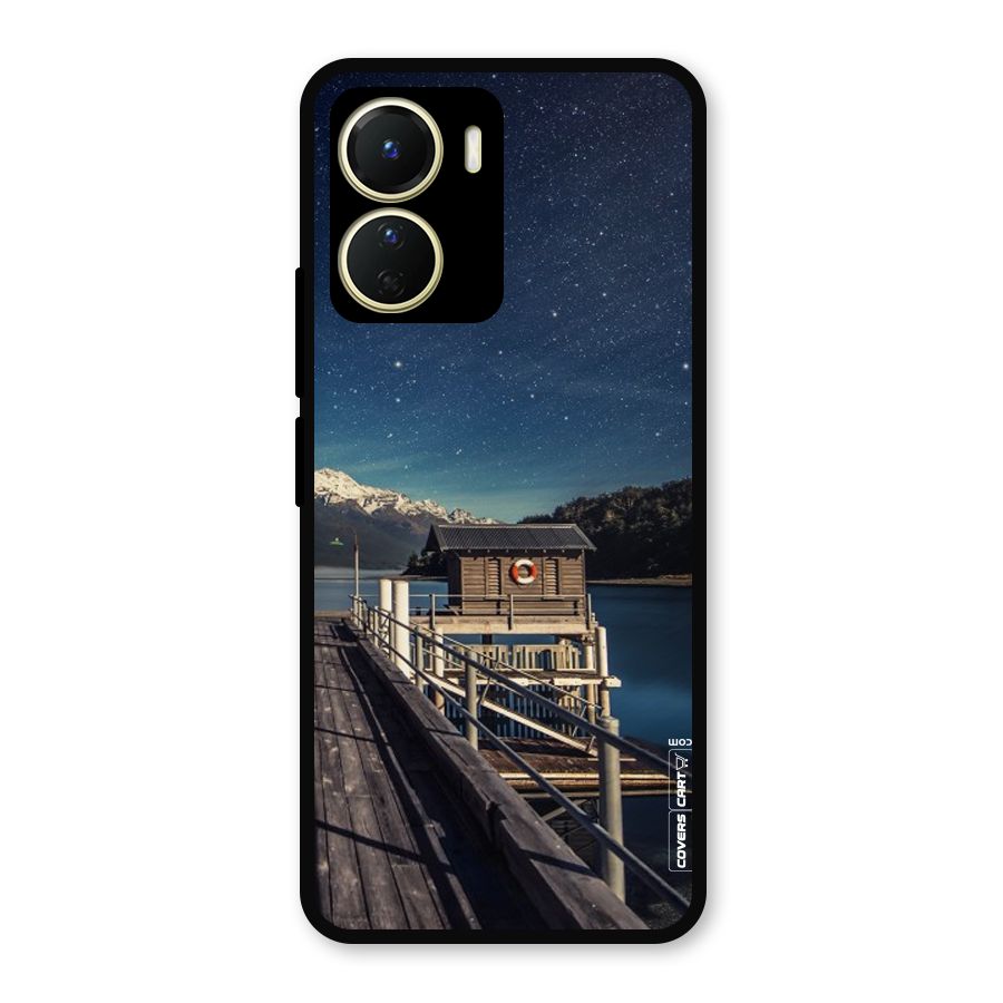 Beautiful Dock Hut Metal Back Case for Vivo Y56