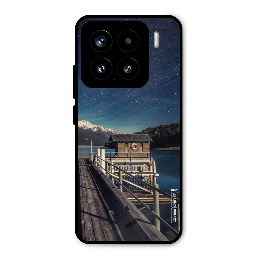 Beautiful Dock Hut Metal Back Case for Xiaomi 15