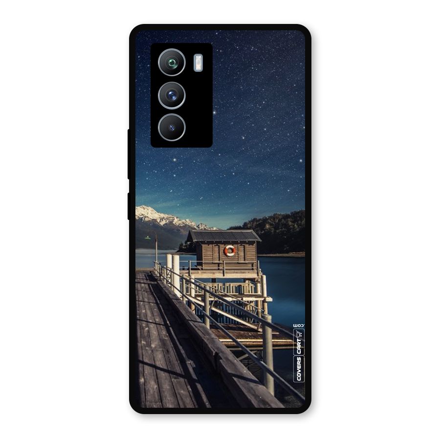 Beautiful Dock Hut Metal Back Case for iQOO 9 SE