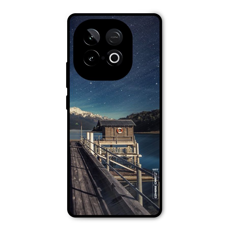 Beautiful Dock Hut Metal Back Case for iQOO Neo 10
