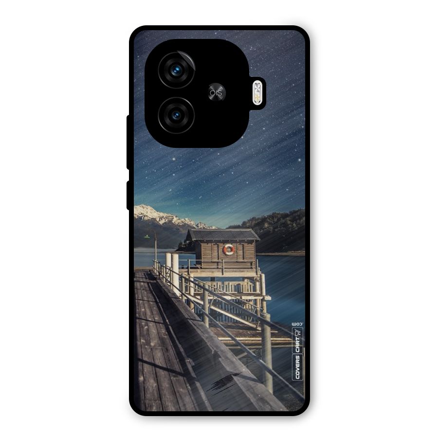 Beautiful Dock Hut Metal Back Case for iQOO Neo 10R