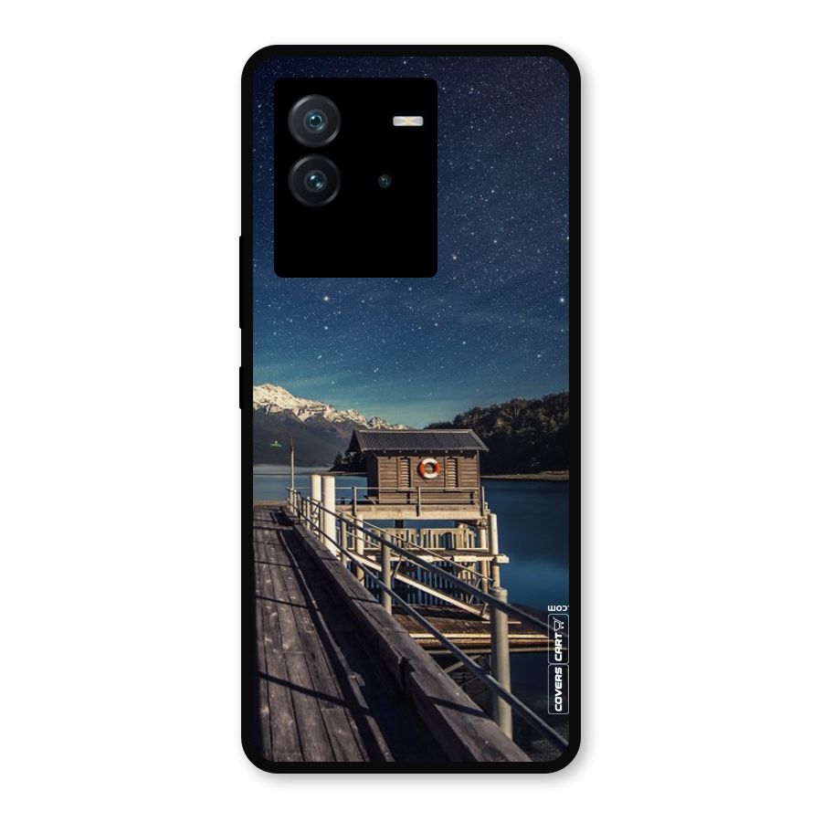 Beautiful Dock Hut Metal Back Case for iQOO Neo 6 5G