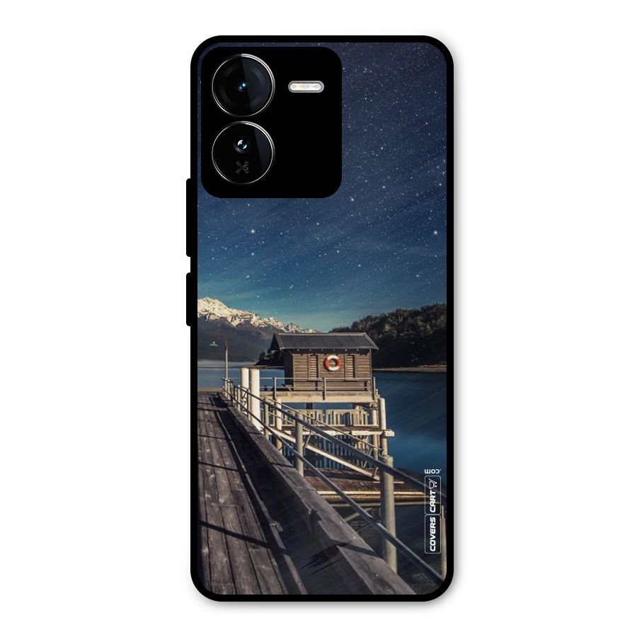 Beautiful Dock Hut Metal Back Case for iQOO Z9