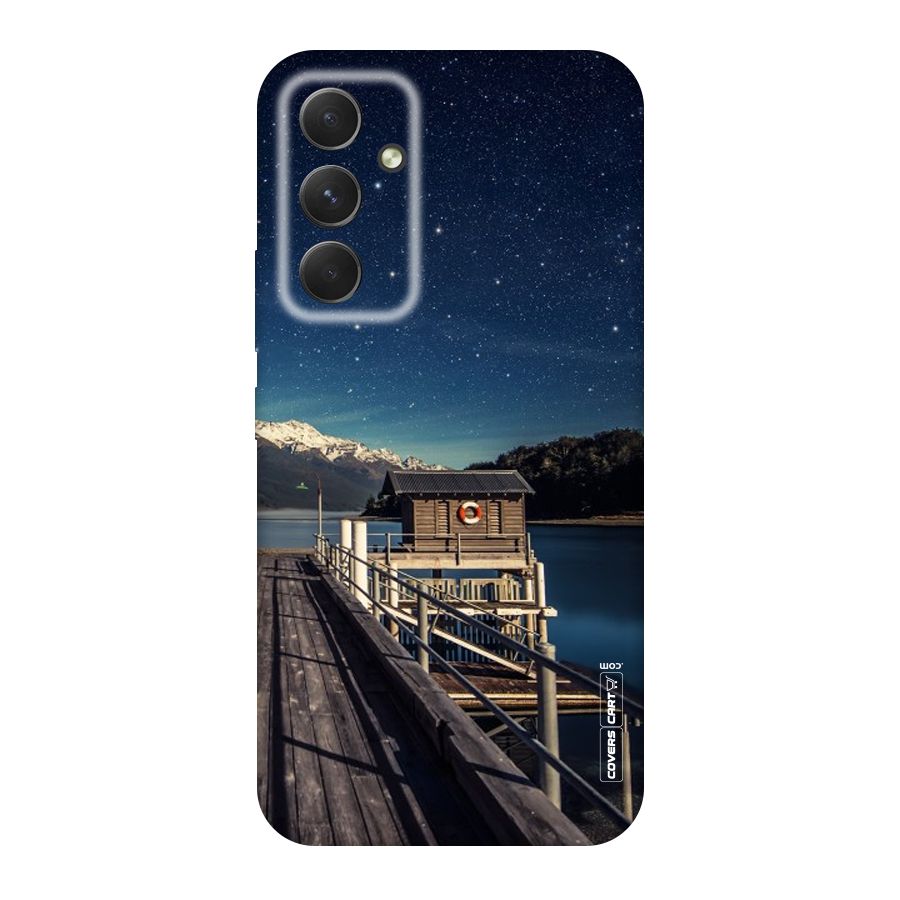 Beautiful Dock Hut Original Polycarbonate Back Case for Galaxy A54