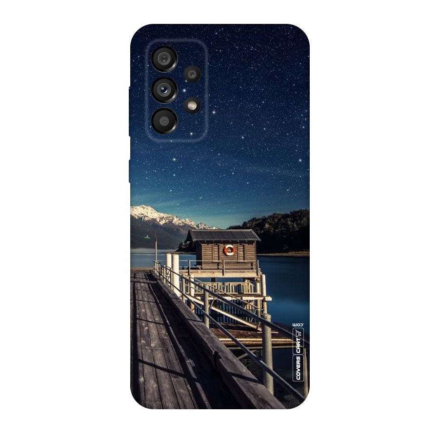 Beautiful Dock Hut Original Polycarbonate Back Case for Galaxy A73 5G