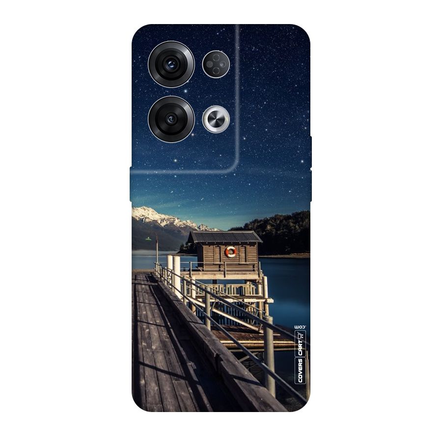 Beautiful Dock Hut Original Polycarbonate Back Case for Oppo Reno8 Pro 5G