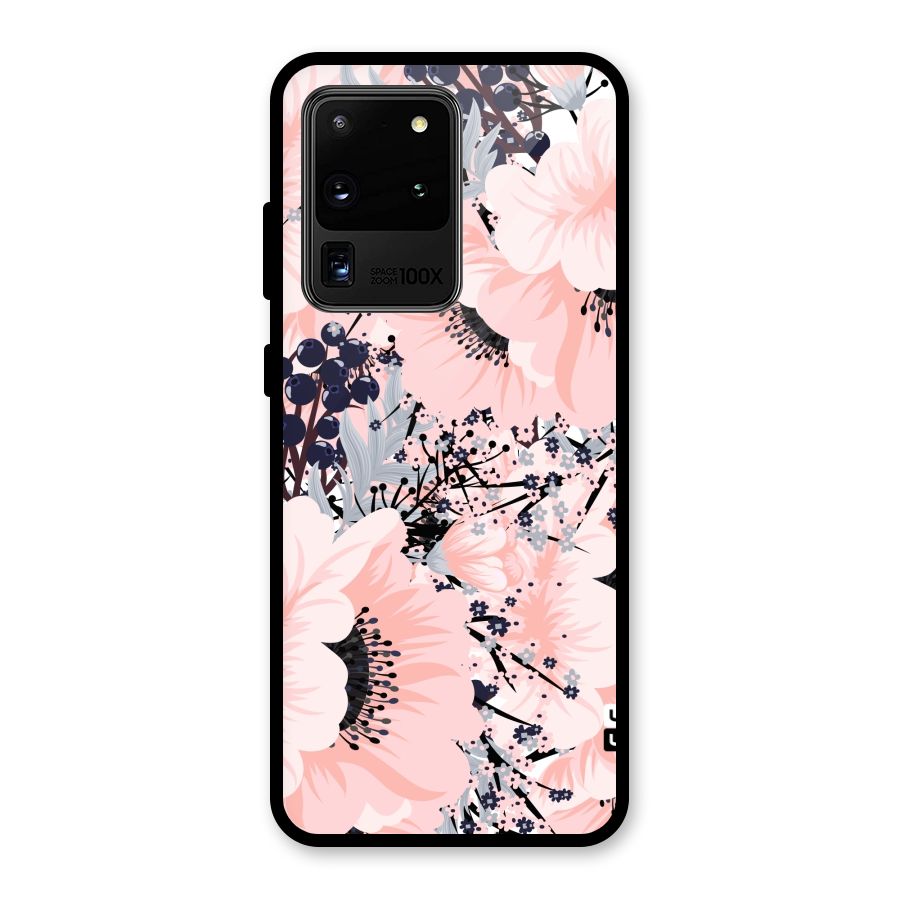 Beautiful Flowers Glass Back Case for Galaxy S20 Ultra