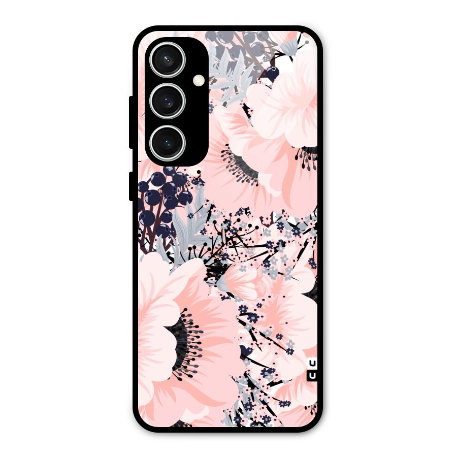 Beautiful Flowers Glass Back Case for Galaxy S23 FE