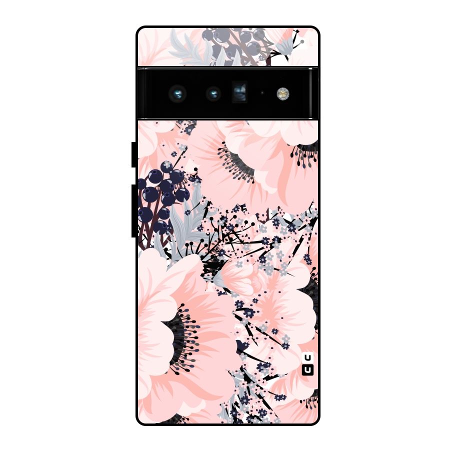 Beautiful Flowers Glass Back Case for Google Pixel 6 Pro